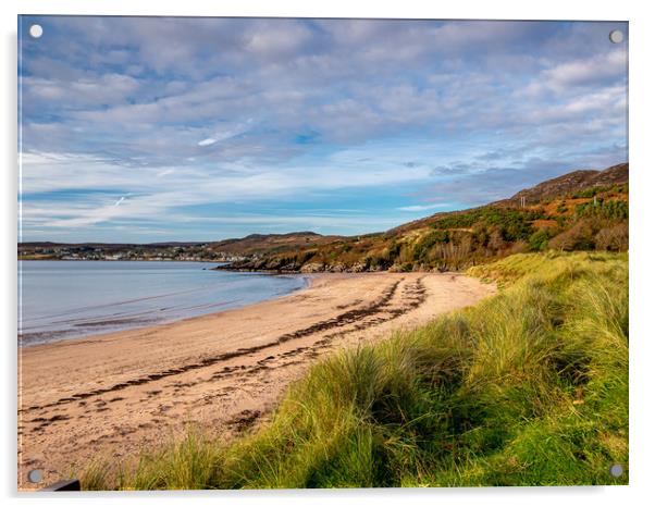 Gairloch Beach, Western Ross, Scotland. Acrylic by Colin Allen