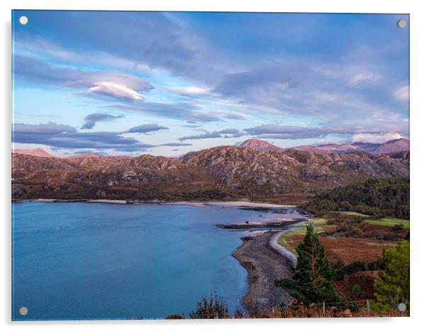 Gruinard Bay, Scotland. Acrylic by Colin Allen