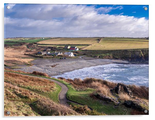 Abereiddy Beach, Pembrokeshire, Wales Acrylic by Colin Allen