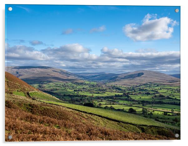 Yorkshire Dales, England. Acrylic by Colin Allen