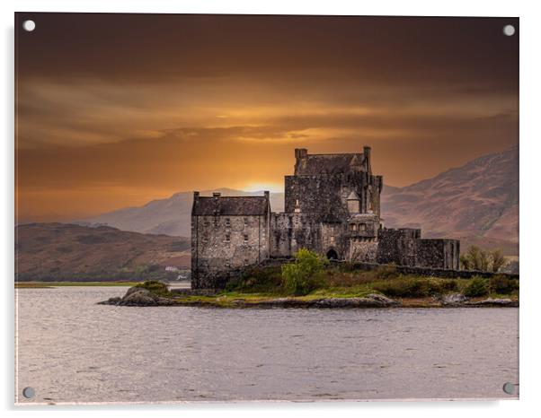 Eilean Donan Castle, Scotland Acrylic by Colin Allen
