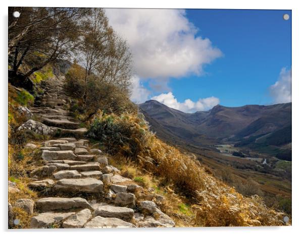 The Path to Ben Nevis, Scotland.  Acrylic by Colin Allen