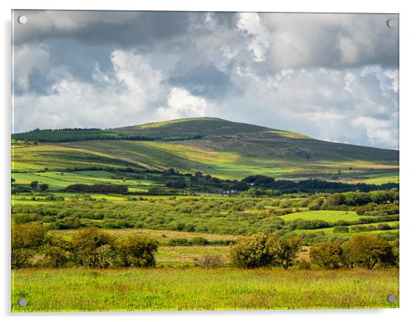 Preseli Hills, Pembrokeshire, Wales. Acrylic by Colin Allen
