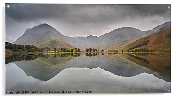 Buttermere Reflections Acrylic by Richard Pike