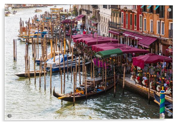 Grand Canal Venice Acrylic by Len Pugh