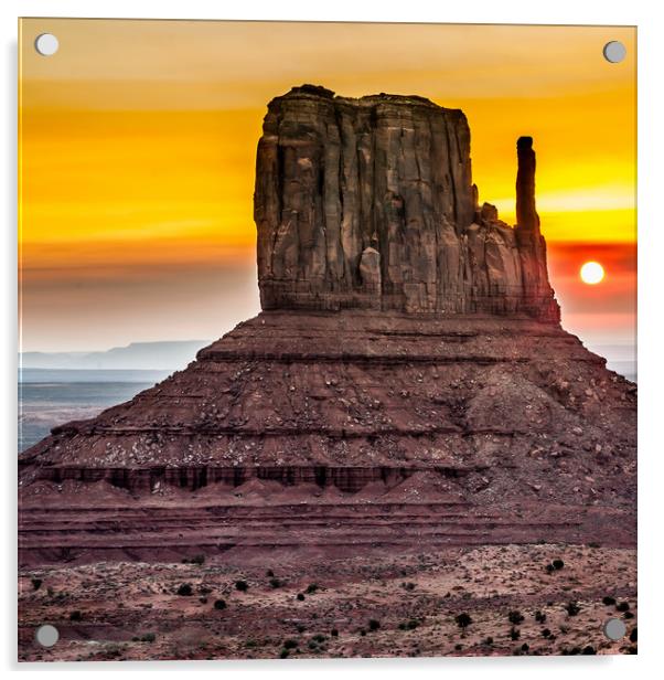 Sunrise in Utah  Acrylic by Steve Lansdell
