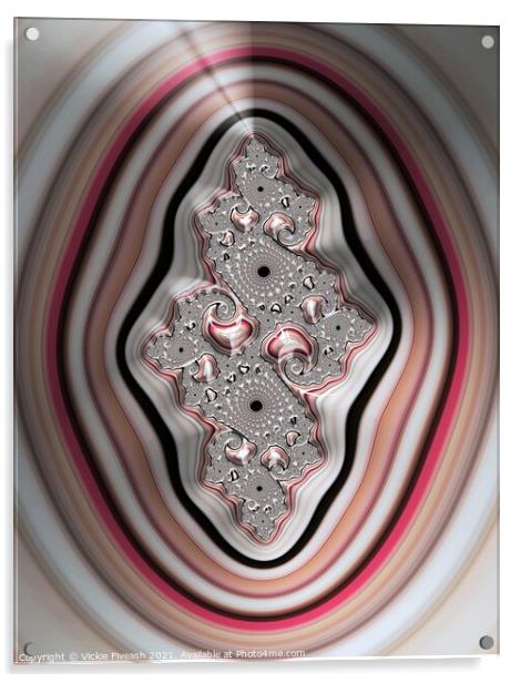 Fractal Sparkle Acrylic by Vickie Fiveash
