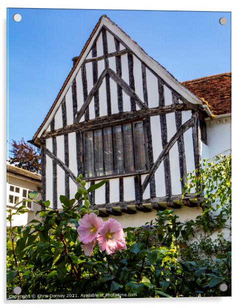 Lavenham in Suffolk, UK Acrylic by Chris Dorney