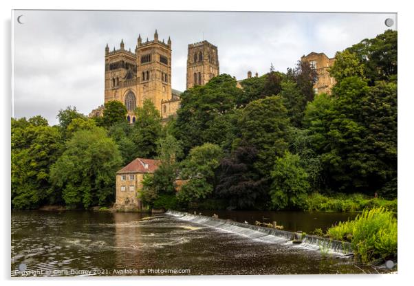 Durham Cathedral in the City of Durham, UK Acrylic by Chris Dorney