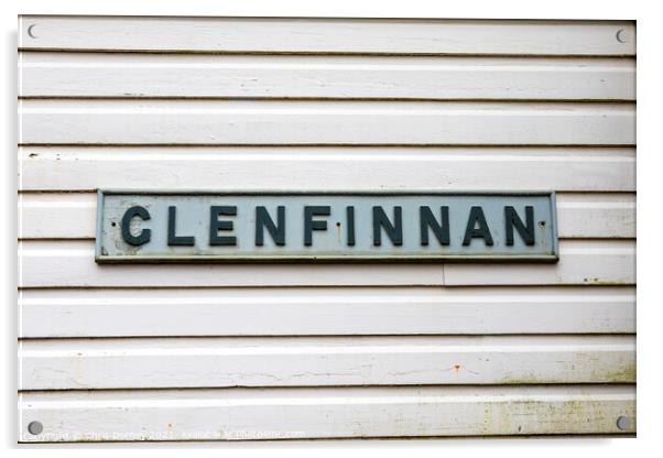 Glenfinnan in Scotland, UK Acrylic by Chris Dorney