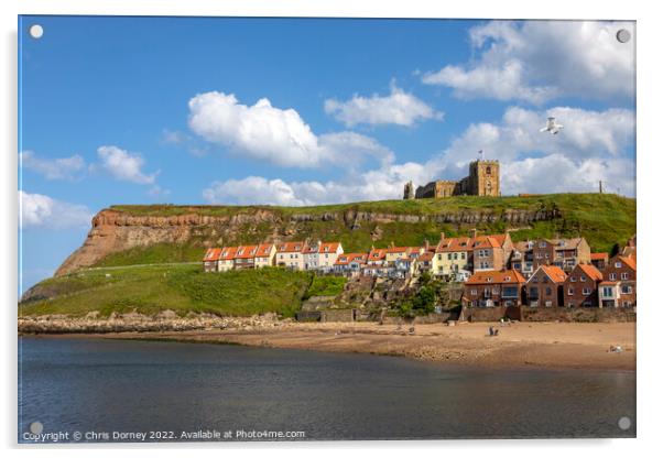 Whitby in North Yorkshire, UK Acrylic by Chris Dorney