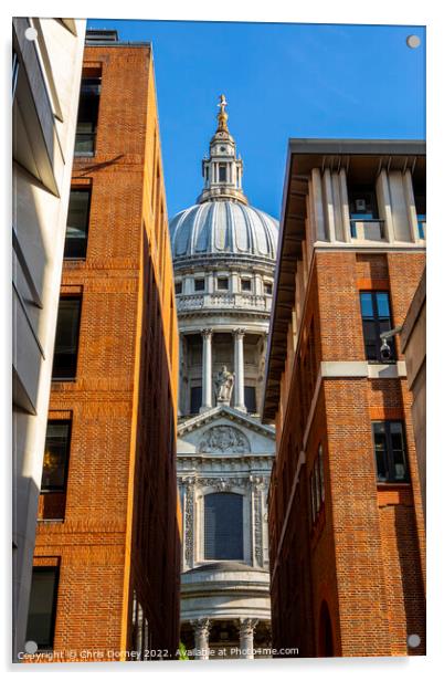 St. Pauls Cathedral in London, UK Acrylic by Chris Dorney