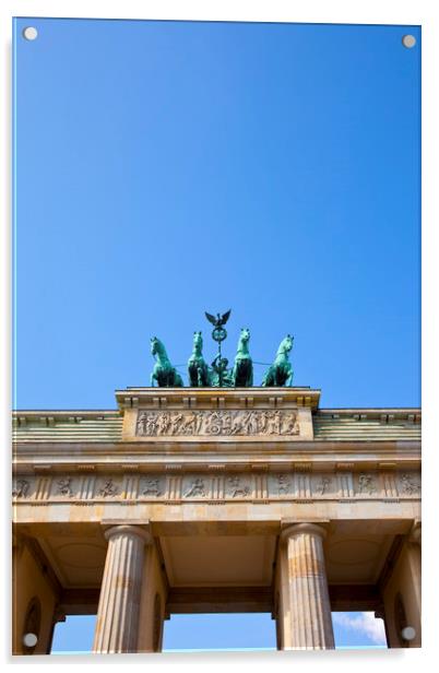 The Brandenburg Gate in Berlin Acrylic by Chris Dorney