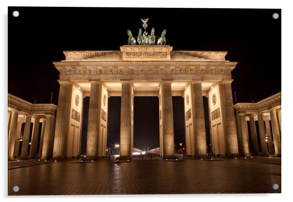 Brandenburg Gate in Berlin Acrylic by Chris Dorney