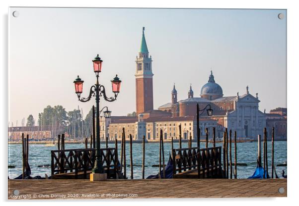 Venice in Italy Acrylic by Chris Dorney