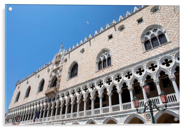 Doges Palace or Palazzo Ducale in Venice Acrylic by Chris Dorney
