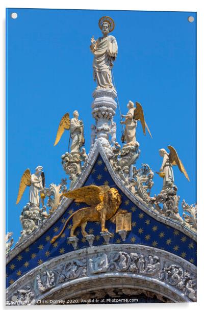 St. Marks Basilica in Venice Acrylic by Chris Dorney