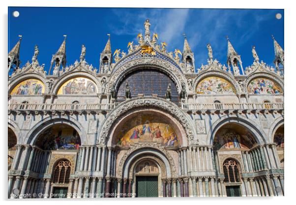 St. Marks Basilica in Venice Acrylic by Chris Dorney