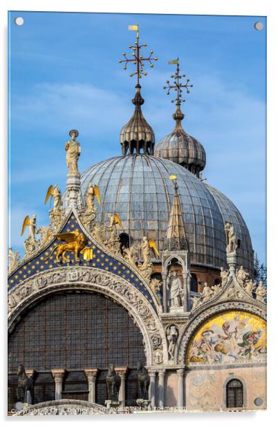 St. Marks Basilica in Venice Acrylic by Chris Dorney