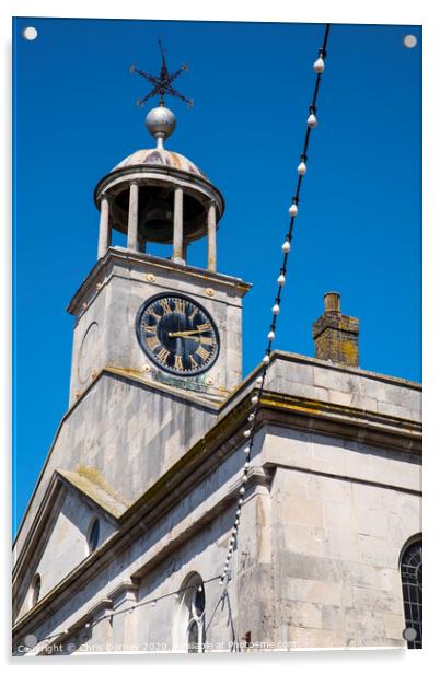 St. Marys Church in Weymouth Acrylic by Chris Dorney