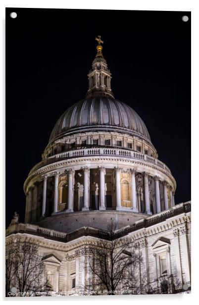 St. Pauls Cathedral in London Acrylic by Chris Dorney