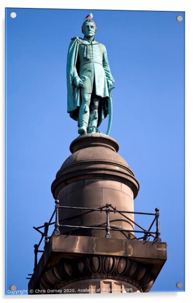 Duke of Wellington Statue in Liverpool Acrylic by Chris Dorney