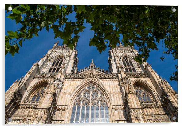 York Minster in York Acrylic by Chris Dorney