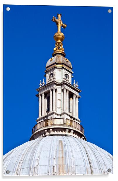 St. Paul's Cathedral in London Acrylic by Chris Dorney