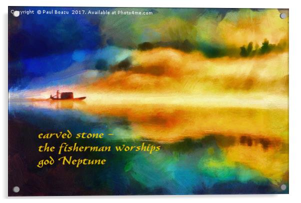 Neptune Acrylic by Paul Boazu