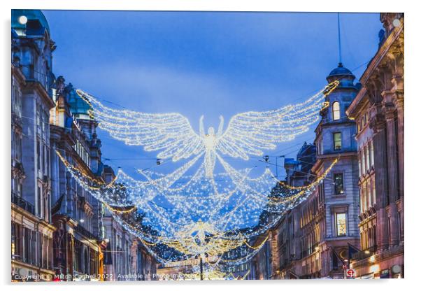 London Angels Acrylic by Milton Cogheil