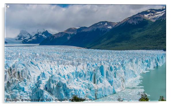 Blue Ice Acrylic by Milton Cogheil