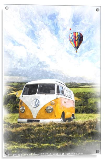 Field Camper Acrylic by Steve Whitham
