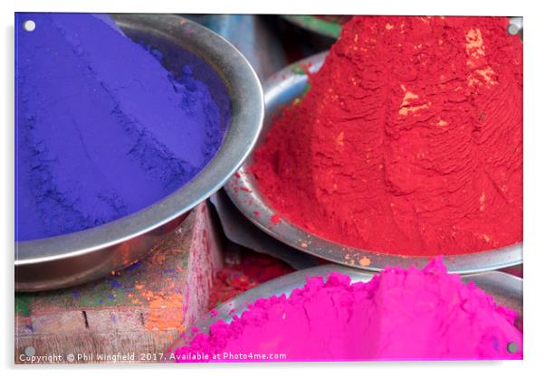 Coloured powders Acrylic by Phil Wingfield