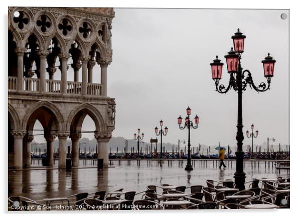 Venice Lights Acrylic by Sue Holness