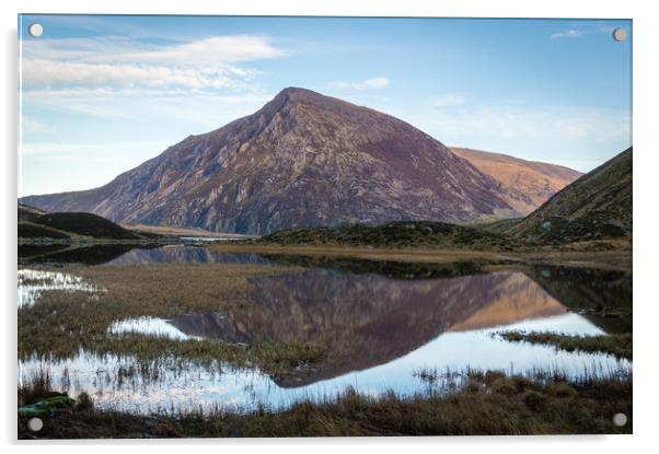 Pen yr Ole Wen Reflection Acrylic by Sebastien Greber