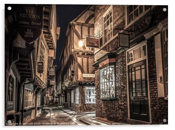 The Shambles Acrylic by kevin cook