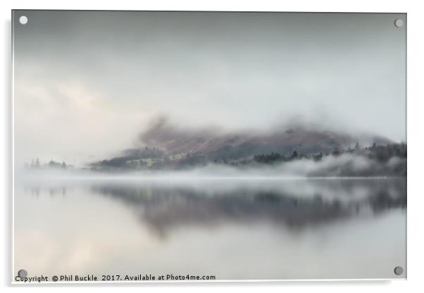 Derwent Water Sliver Acrylic by Phil Buckle