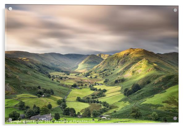 Martindale Valley Light Acrylic by Phil Buckle
