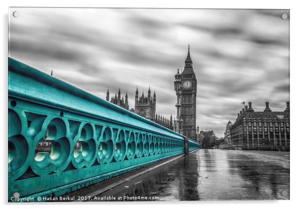 Westminster Bridge  Acrylic by Hasan Berkul