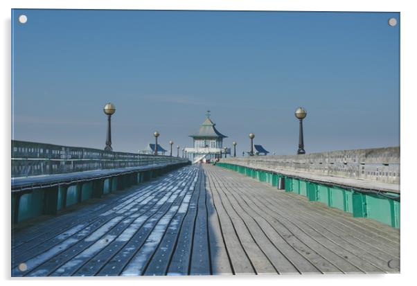 Clevedon Pier Acrylic by Marcus Revill