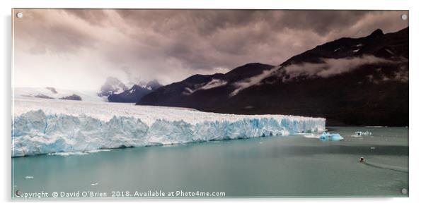 Glacier Perito Moreno Acrylic by David O'Brien