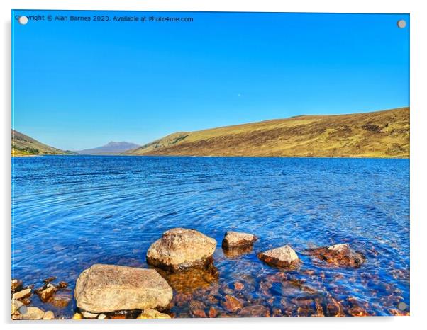 Mountain Loch (Scotland)  Acrylic by Alan Barnes