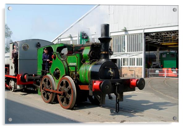 Aveling & Porter steam locomotive Acrylic by Alan Barnes