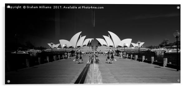 Sydney Opera House Acrylic by Graham Williams