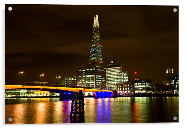  The Shard Acrylic by Malcolm Smith