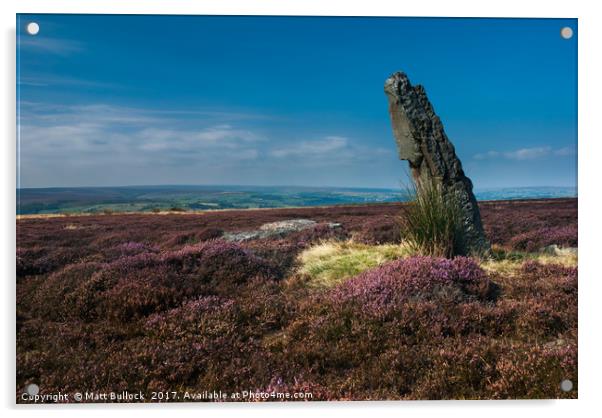 Bridestones  Acrylic by Matt Bullock