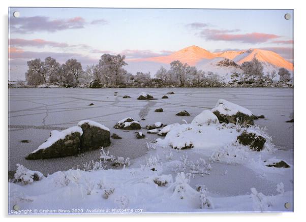 Lochan na h-Achlaise, Glencoe Acrylic by Graham Binns