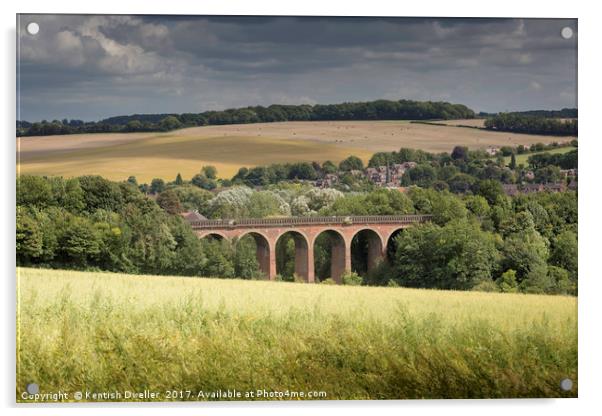 Eynsford Viaduct Acrylic by Kentish Dweller