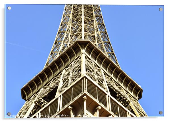 The Eiffel Tower  Acrylic by Natalie Henry