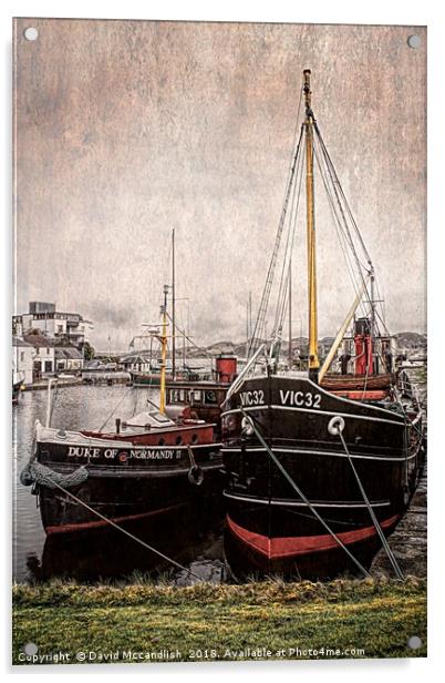 Boats with History                         Acrylic by David Mccandlish